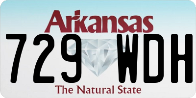 AR license plate 729WDH