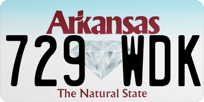 AR license plate 729WDK