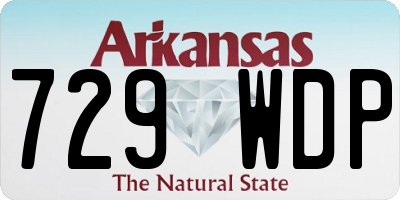 AR license plate 729WDP