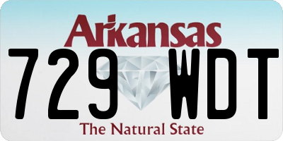 AR license plate 729WDT
