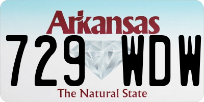 AR license plate 729WDW