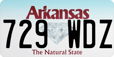 AR license plate 729WDZ