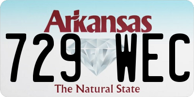 AR license plate 729WEC