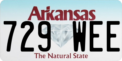 AR license plate 729WEE