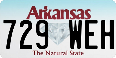 AR license plate 729WEH