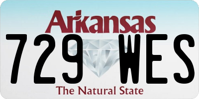 AR license plate 729WES