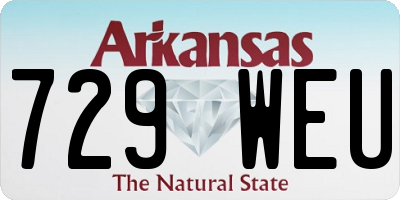 AR license plate 729WEU