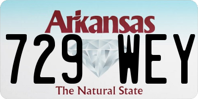 AR license plate 729WEY