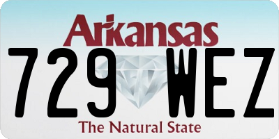 AR license plate 729WEZ
