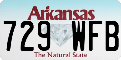 AR license plate 729WFB