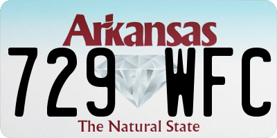 AR license plate 729WFC