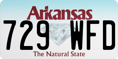 AR license plate 729WFD