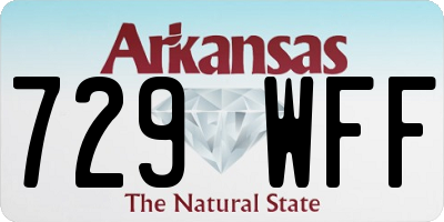 AR license plate 729WFF