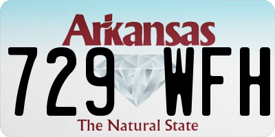 AR license plate 729WFH
