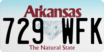 AR license plate 729WFK