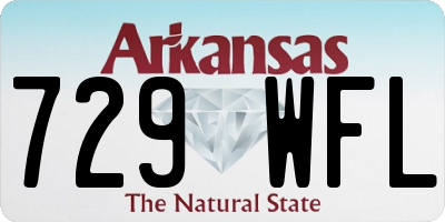 AR license plate 729WFL