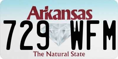 AR license plate 729WFM