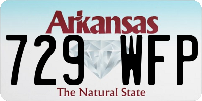 AR license plate 729WFP