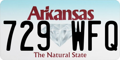 AR license plate 729WFQ
