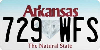 AR license plate 729WFS