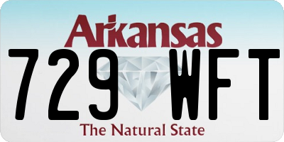 AR license plate 729WFT