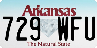 AR license plate 729WFU