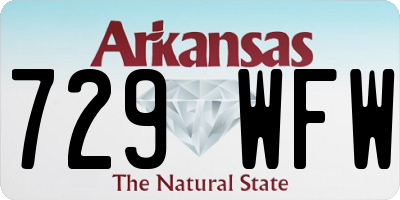 AR license plate 729WFW