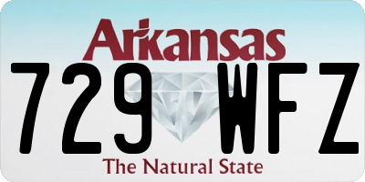 AR license plate 729WFZ