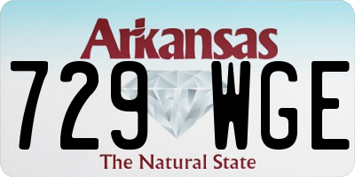 AR license plate 729WGE