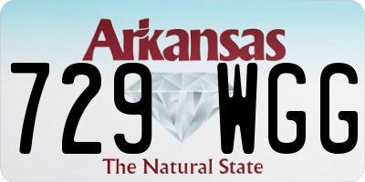 AR license plate 729WGG