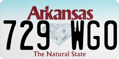 AR license plate 729WGO