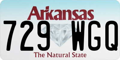 AR license plate 729WGQ