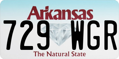 AR license plate 729WGR