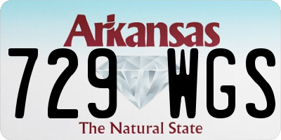 AR license plate 729WGS