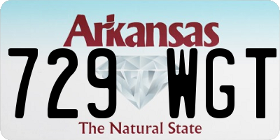AR license plate 729WGT