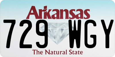 AR license plate 729WGY