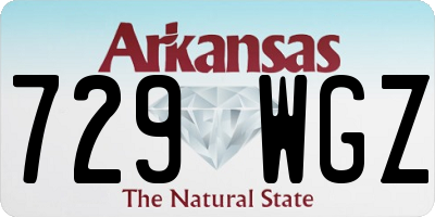 AR license plate 729WGZ