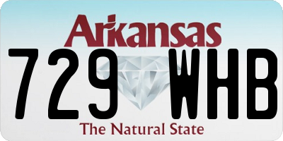 AR license plate 729WHB