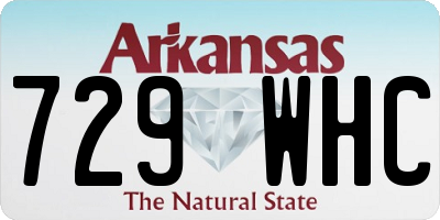AR license plate 729WHC