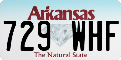 AR license plate 729WHF