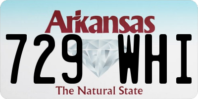 AR license plate 729WHI