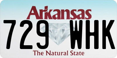 AR license plate 729WHK
