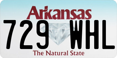 AR license plate 729WHL