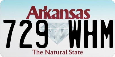 AR license plate 729WHM