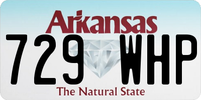 AR license plate 729WHP