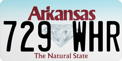 AR license plate 729WHR