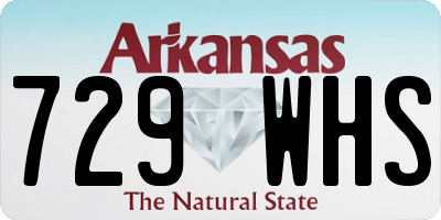 AR license plate 729WHS
