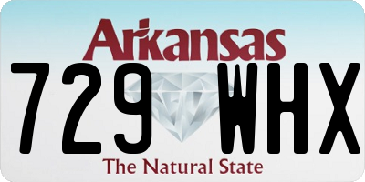 AR license plate 729WHX