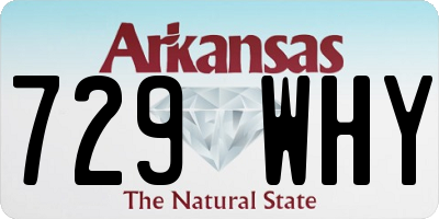 AR license plate 729WHY