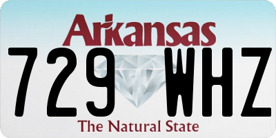 AR license plate 729WHZ